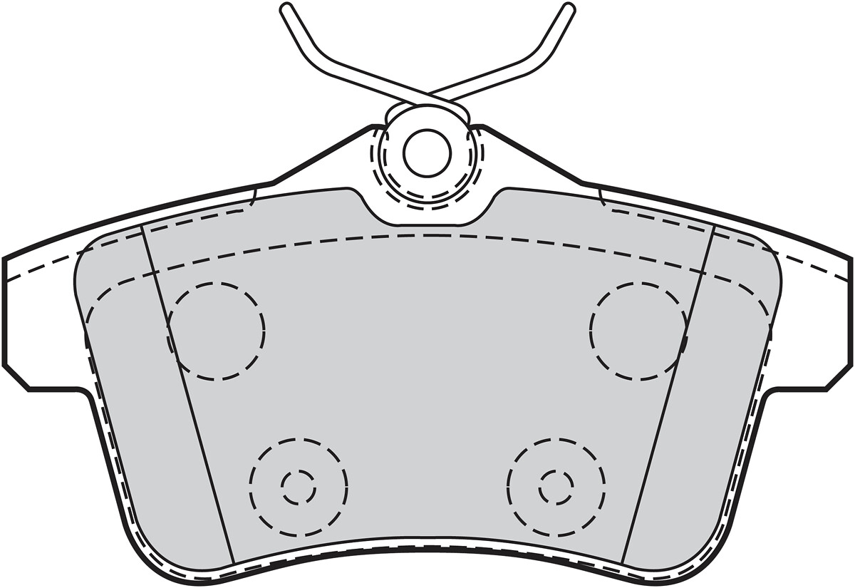 Jeu de 4 plaquettes de frein VALEO ref. 302126